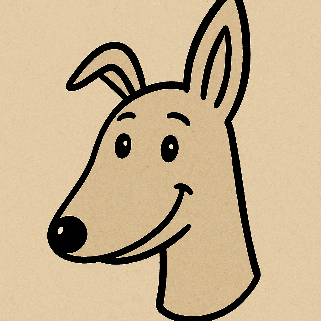 Cute dog illustration